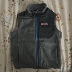 Vineyard Vines Kids Harbor vest grey 3T Like New